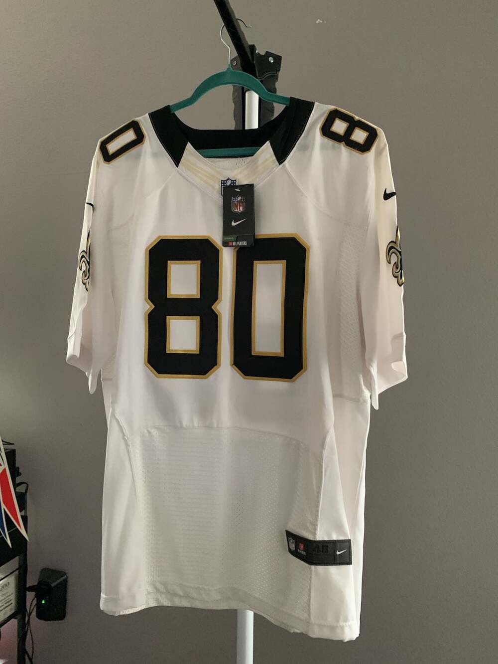 New Orleans Saints Jimmy Graham #80 Nike On-Field White Jersey